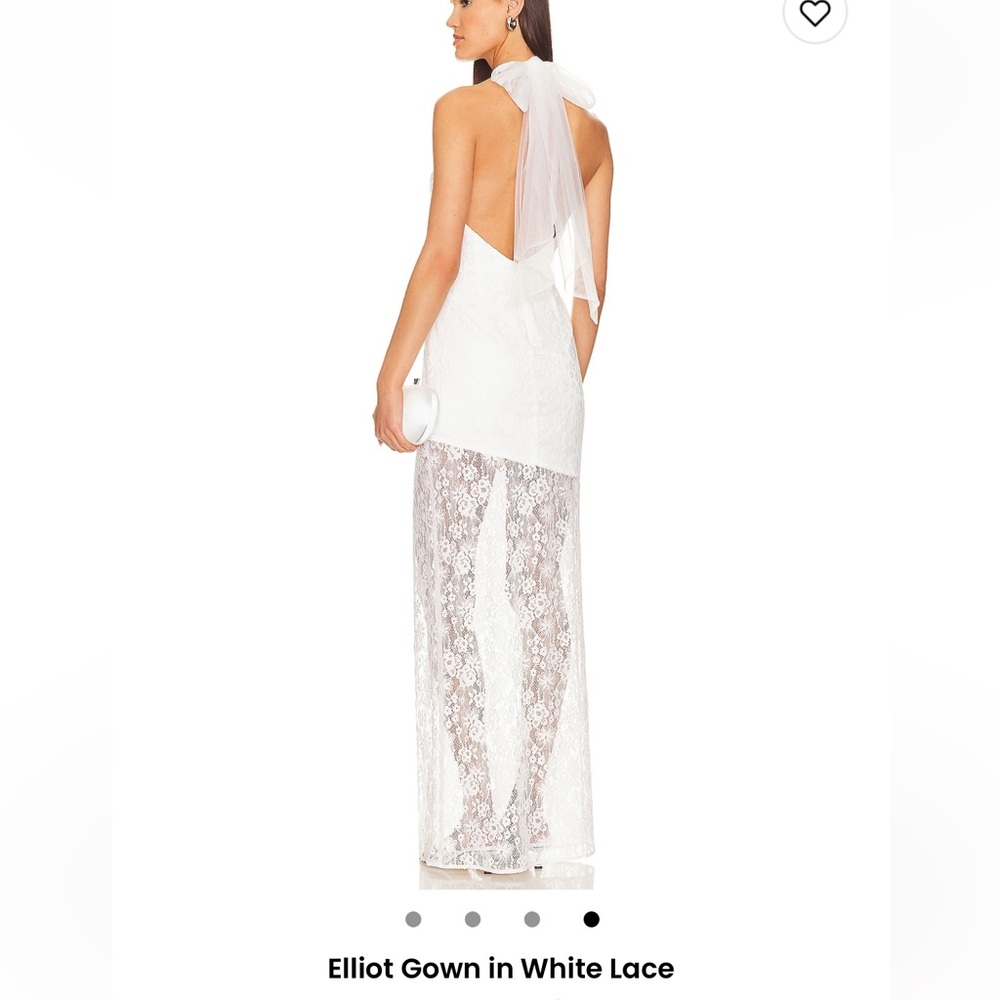 Lovers + Friends Elliot gown in white lace
